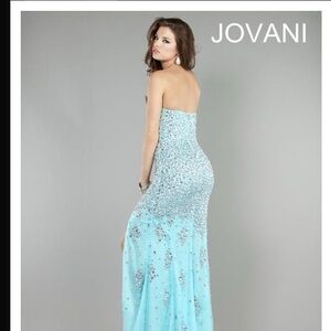 Jovani blue prom dress